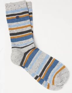 FatFace 1 Pack Andrew Stripe Socks|Men View All