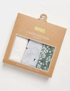 FatFace 3 Pack Bee Mini Knickers|Women View All