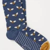 FatFace 1 Pack Bee Stripe Socks|Women View All
