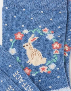 FatFace 1 Pack Bunny Socks|Kids View All