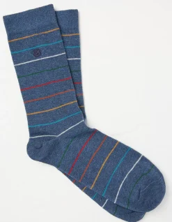 FatFace 1 Pack Charlie Fine Stripe Socks|Men View All