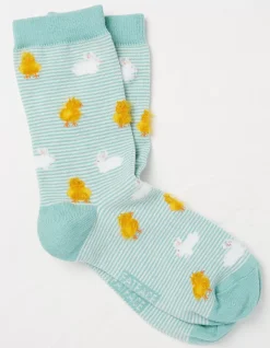 FatFace 1 Pack Chick And Bunny Socks|Women View All