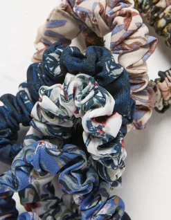 FatFace 5 Pack Elsewhere Print Scrunchies|Women View All