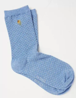 FatFace 1 Pack Embroidered Sunflower Socks|Women View All