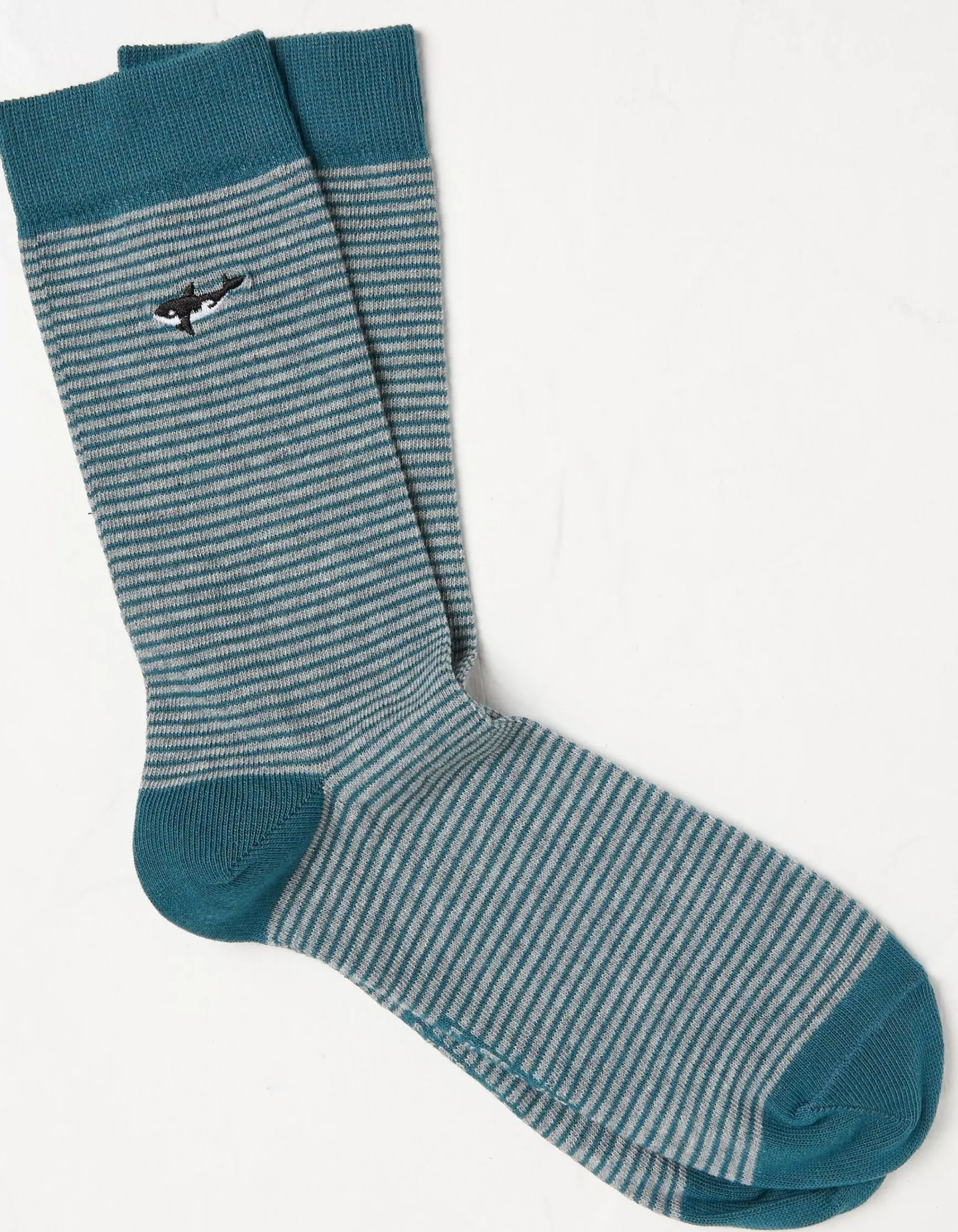FatFace 1 Pack Embroidered Whale Socks|Men View All