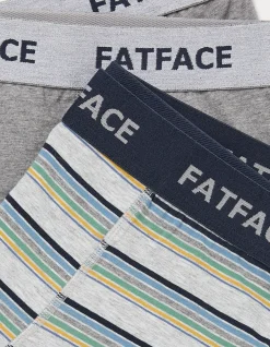 FatFace 2 Pack Eype Stripe Boxers|Men View All