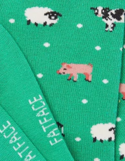FatFace 1 Pack Farm Animal Socks|Women View All
