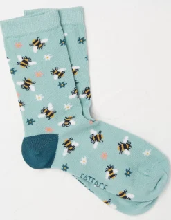 FatFace 1 Pack Floral Bee Socks|Women View All