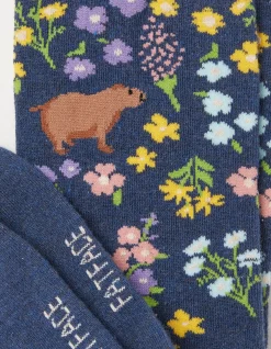 FatFace 1 Pack Floral Capybara Socks|Women View All