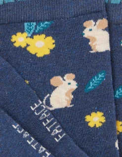 FatFace 1 Pack Floral Mouse Socks|Women View All