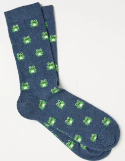FatFace 1 Pack Frog Socks|Men View All