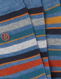 FatFace 1 Pack Guz Multi Stripe Socks|Men View All