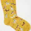 FatFace 1 Pack Happy Dogs Socks|Women View All