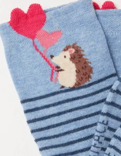 FatFace 1 Pack Hedgehog Balloon Socks|Women View All