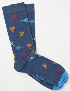 FatFace 1 Pack Lobster Socks|Men View All