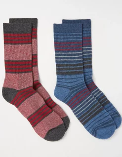 FatFace 2 Pack Long Outdoor Socks|Men View All