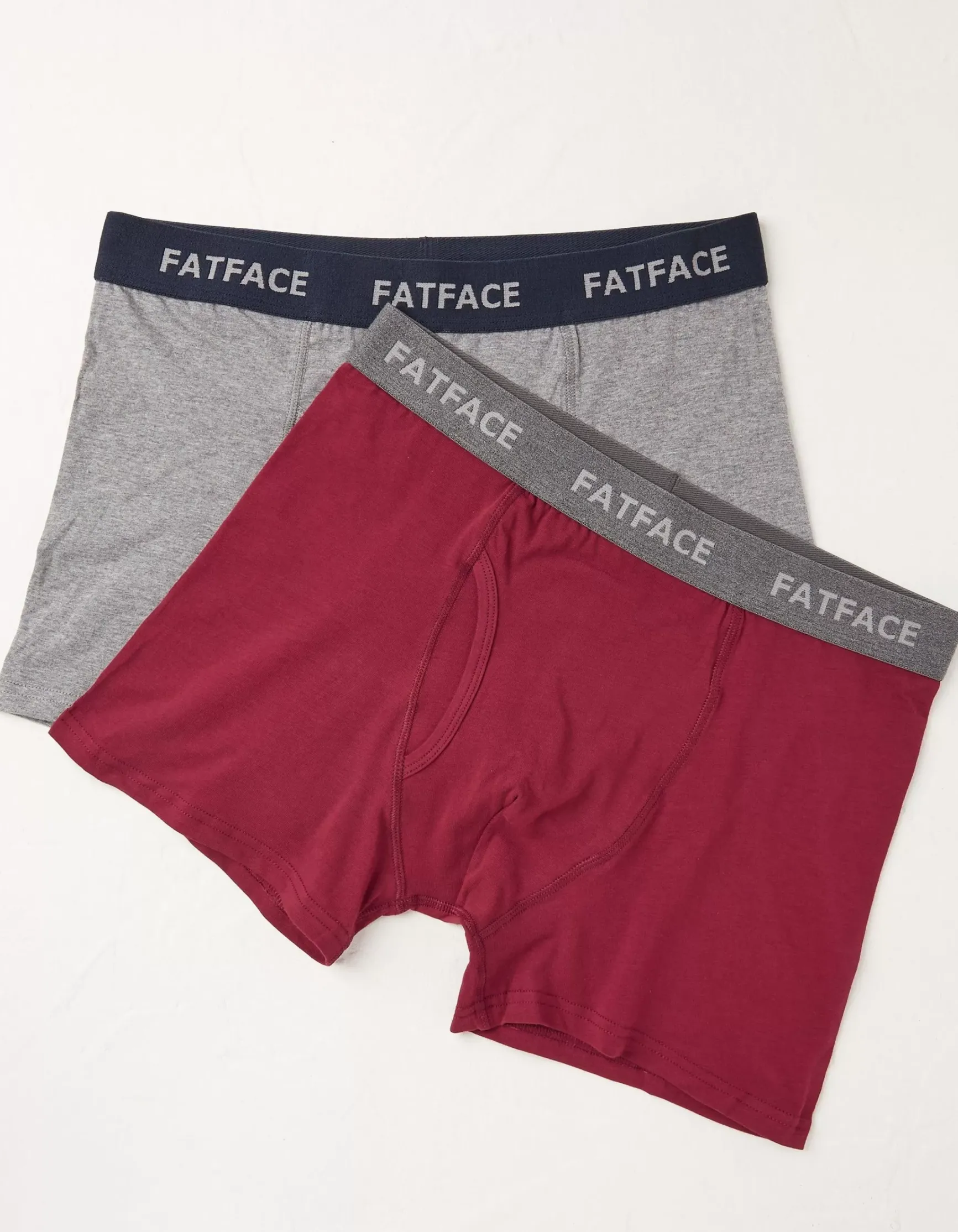 FatFace 2 Pack Plain Boxers|Men View All