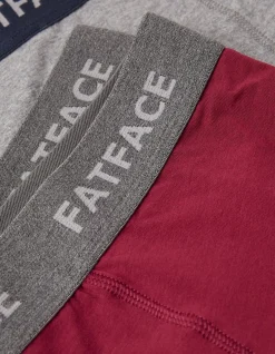 FatFace 2 Pack Plain Boxers|Men View All