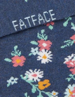 FatFace 1 Pack Pop Floral Trainer Socks|Women View All