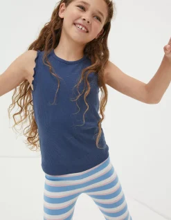 FatFace 3 Pack Rib Jersey Vests|Girls View All