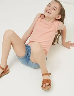 FatFace 3 Pack Rib Jersey Vests|Girls View All