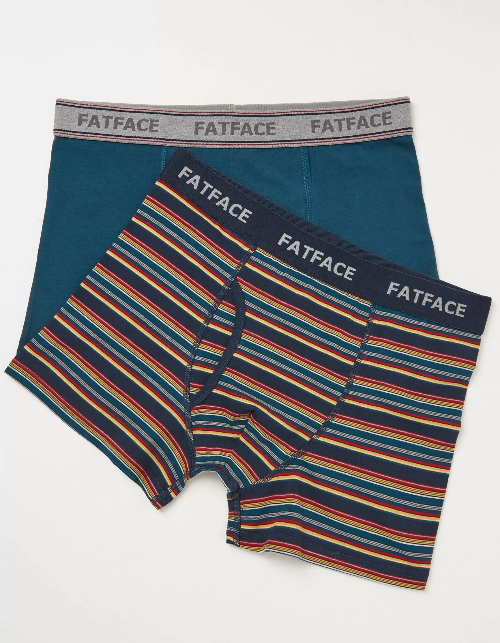 FatFace 2 Pack Salcombe Stripe Boxers|Men View All