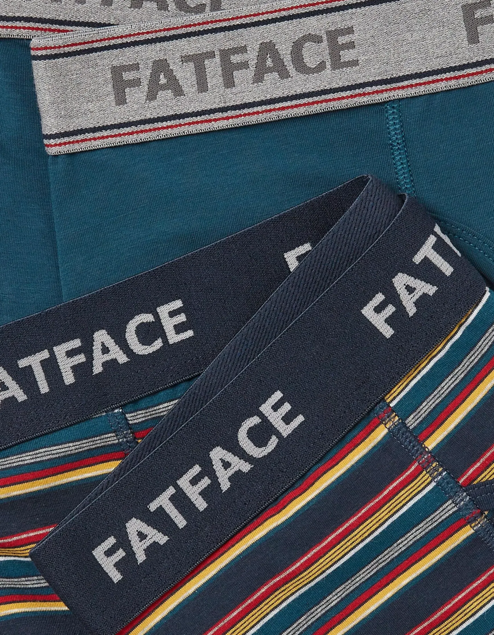FatFace 2 Pack Salcombe Stripe Boxers|Men View All
