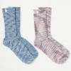 FatFace 2 Pack Space Dye Boot Socks|Women View All