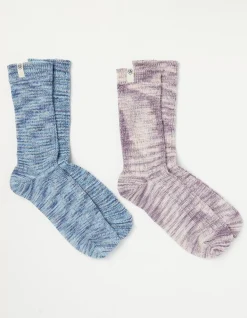 FatFace 2 Pack Space Dye Boot Socks|Women View All