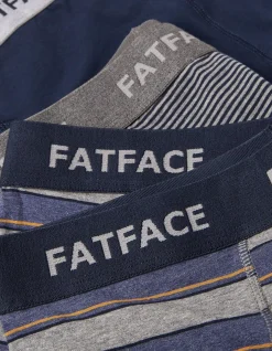 FatFace 3 Pack Stockbridge Stripe Boxers|Men View All