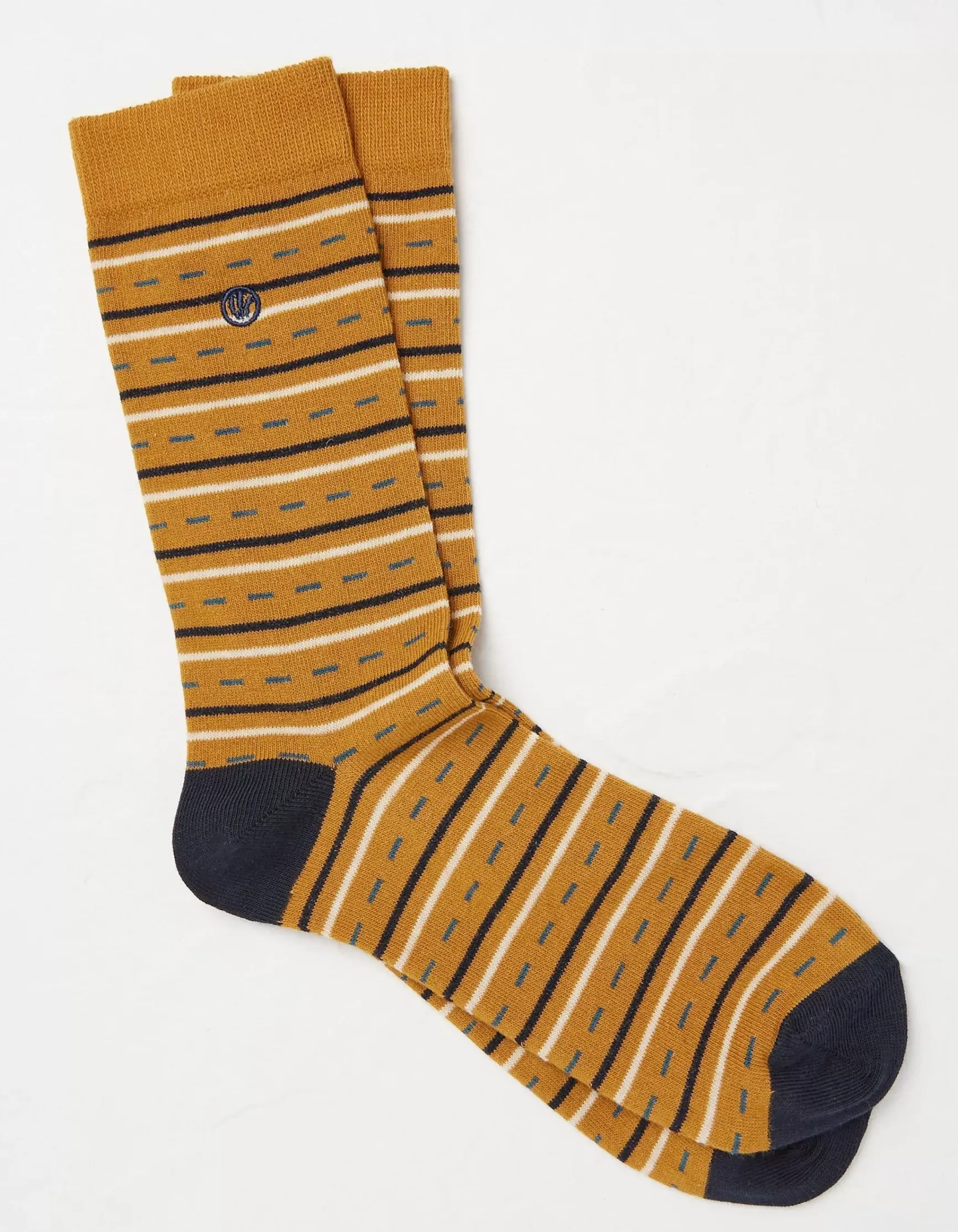 FatFace 1 Pack Stuart Fine Stripe Socks|Men View All