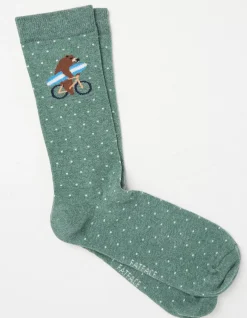 FatFace 1 Pack Surfing Bear Bike Socks|Men View All