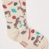 FatFace 1 Pack Tropical Zebra Socks|Women View All