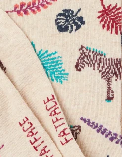 FatFace 1 Pack Tropical Zebra Socks|Women View All