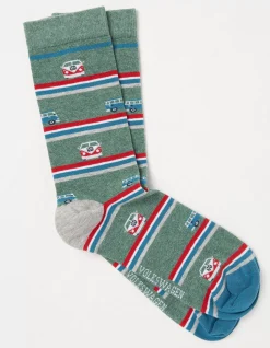 FatFace 1 Pack Vw Camper Stripe Socks|Men View All