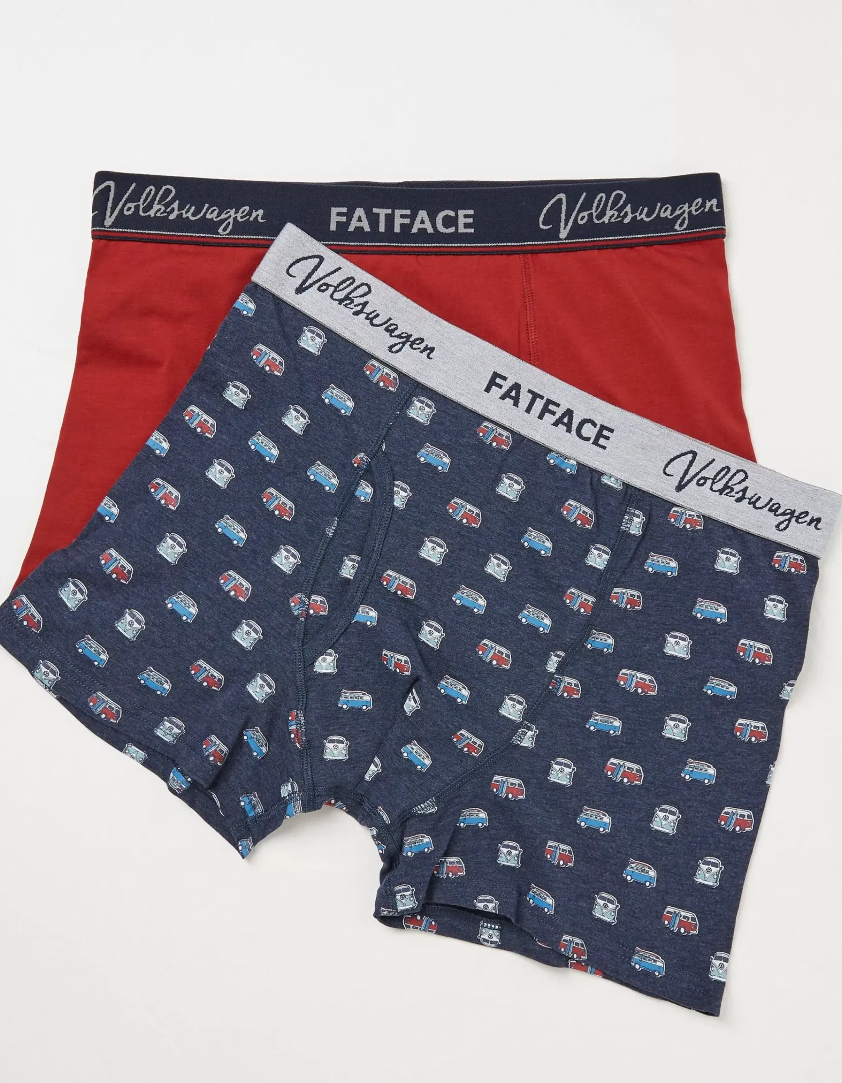 FatFace 2 Pack Vw Surf Camper Boxers|Men View All