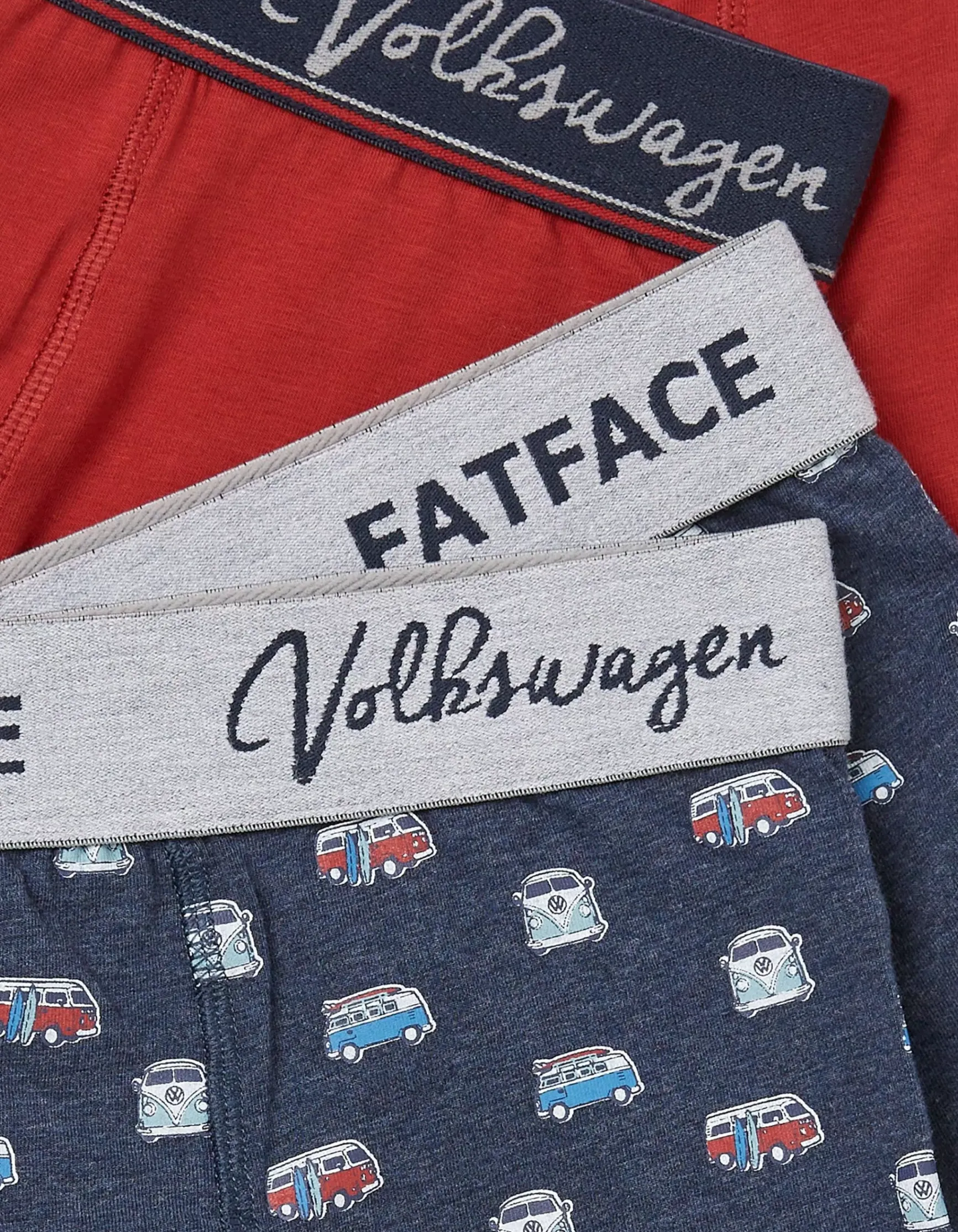 FatFace 2 Pack Vw Surf Camper Boxers|Men View All