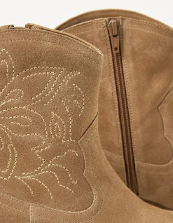 FatFace Abilene Western Ankle Embroidered Boot|Women View All