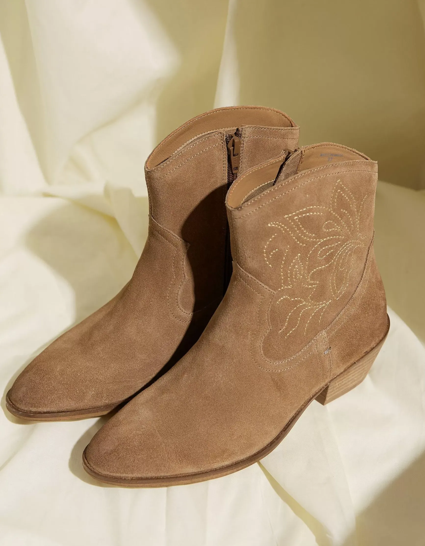 FatFace Abilene Western Ankle Embroidered Boot|Women View All