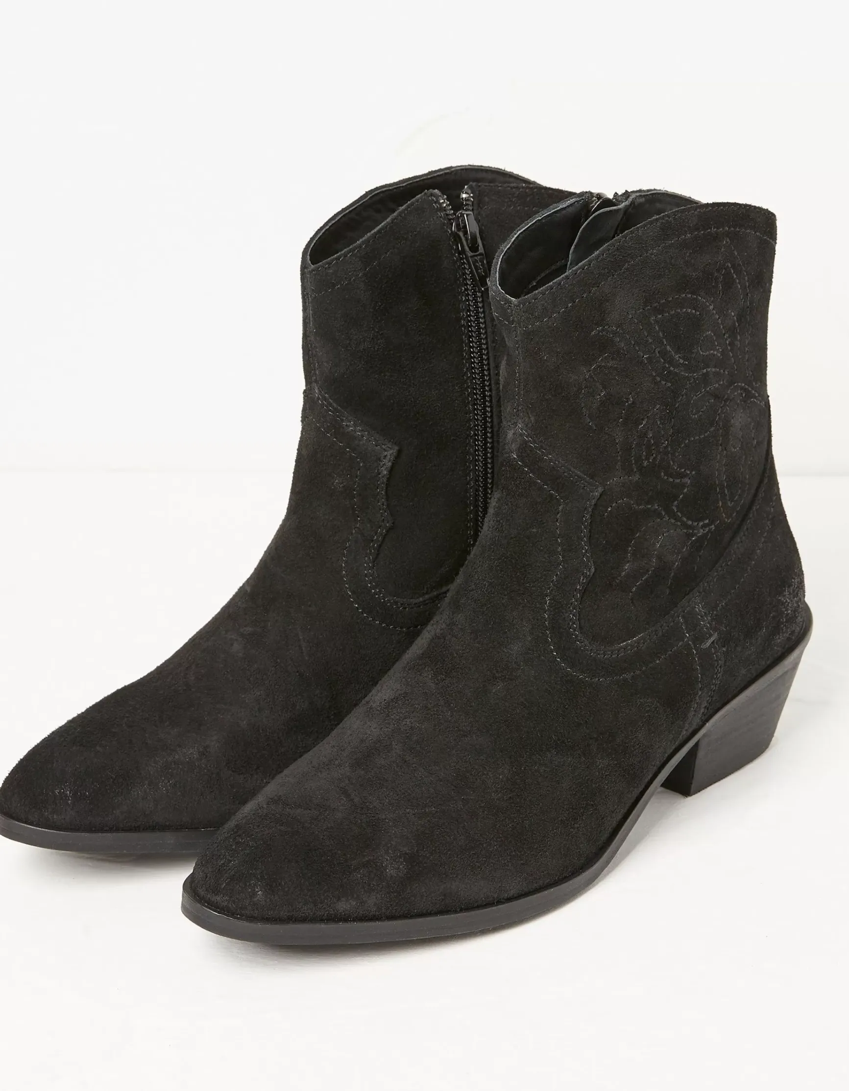 FatFace Abilene Western Embroidered Ankle Boot|Women View All