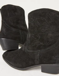 FatFace Abilene Western Embroidered Ankle Boot|Women View All