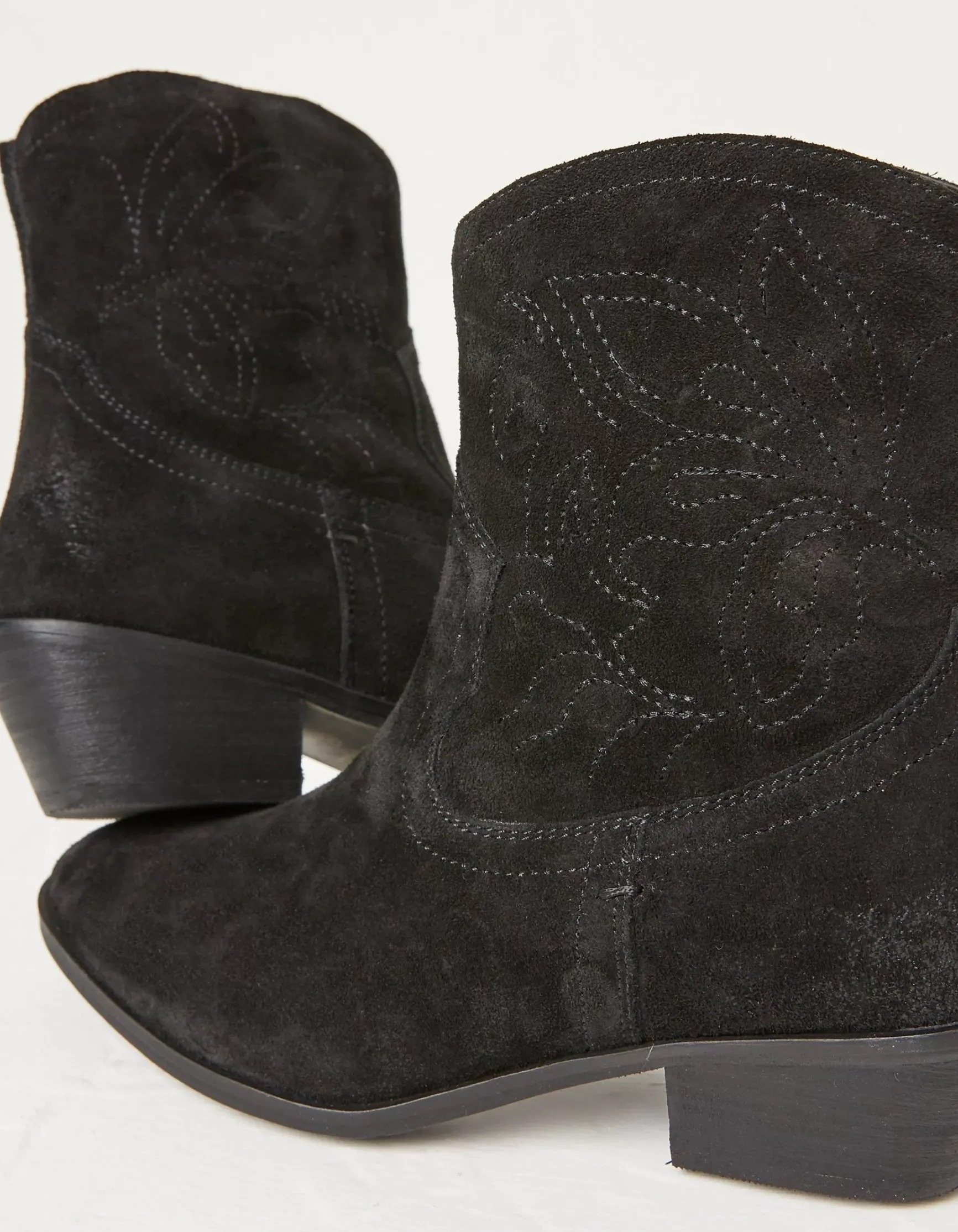 FatFace Abilene Western Embroidered Ankle Boot|Women View All