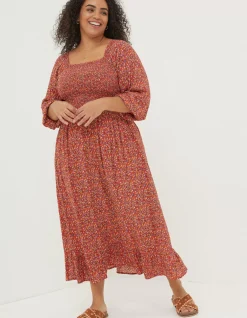 FatFace Adele Gradient Floral Midi Dress|Women View All