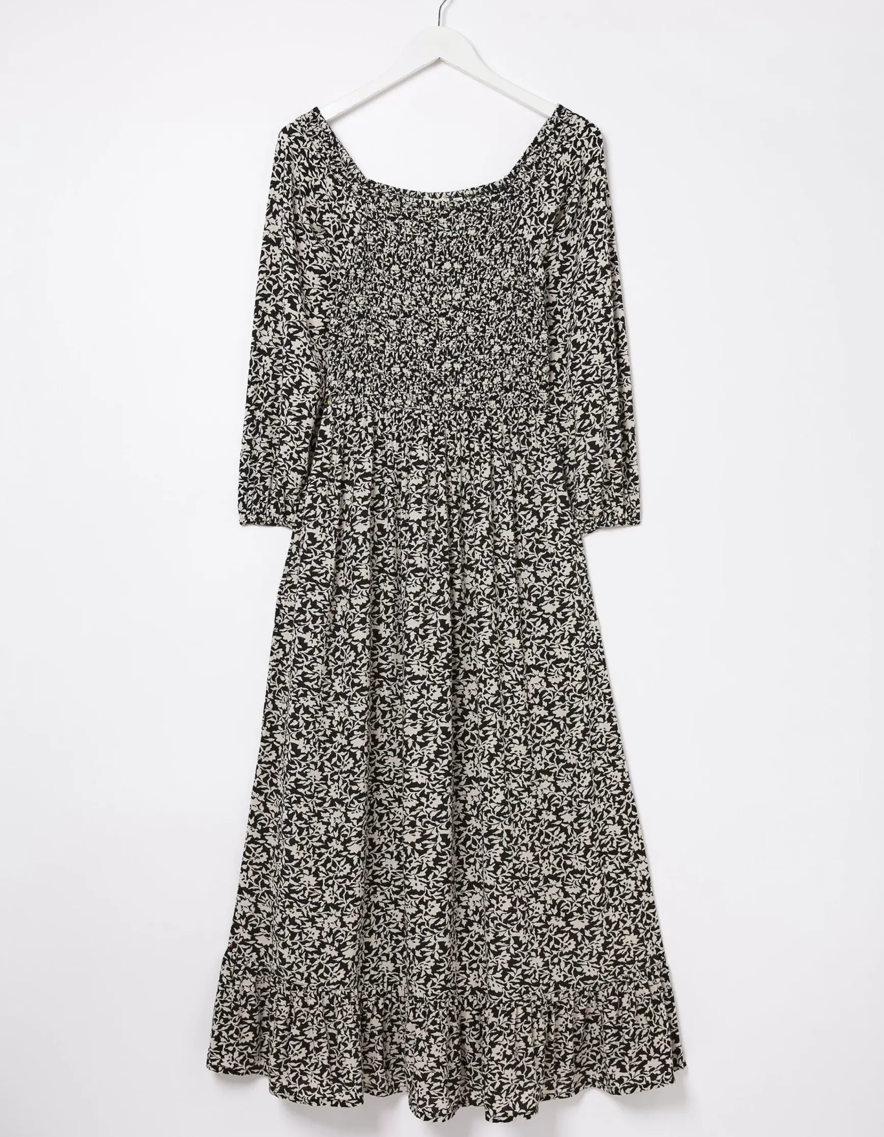 FatFace Adele Mono Vines Midi Dress|Women Dresses