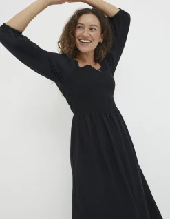 FatFace Adele Shirred Midi Dress|Women View All