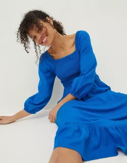 FatFace Adele Shirred Midi Dress|Women Dresses