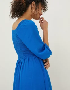 FatFace Adele Shirred Midi Dress|Women Dresses
