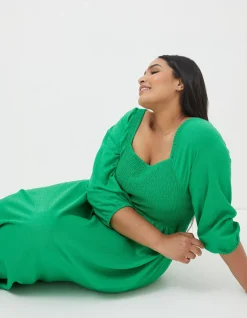 FatFace Adele Shirred Midi Dress|Women Dresses