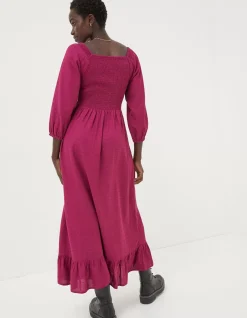 FatFace Adele Shirred Midi Dress|Women View All
