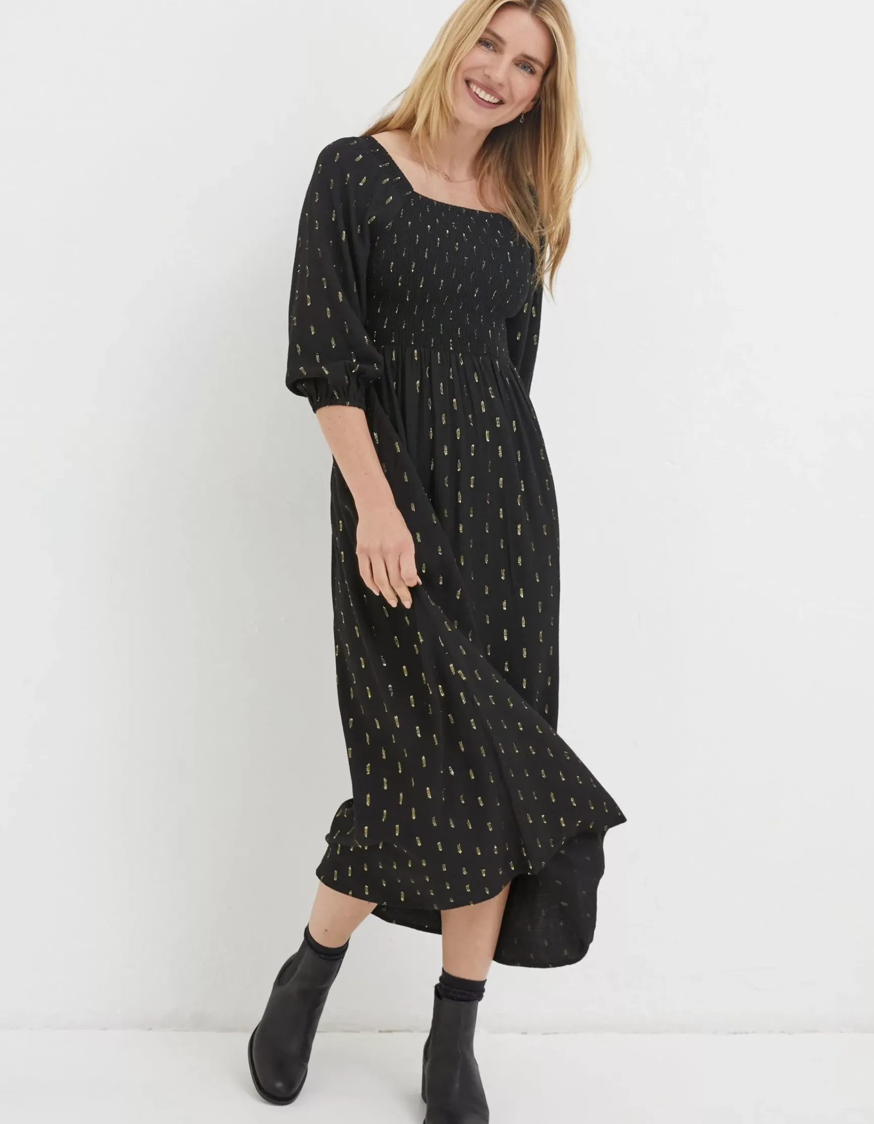 FatFace Adele Sparkle Midi Dress|Women View All